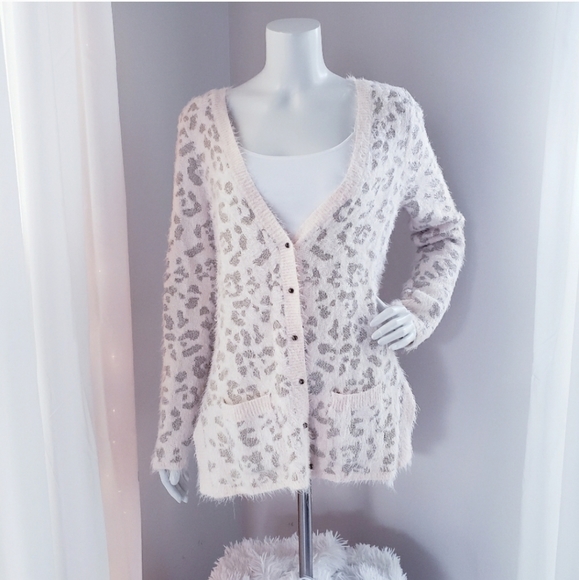 Maison Jules Leopard Print Cardigan - Picture 4 of 8